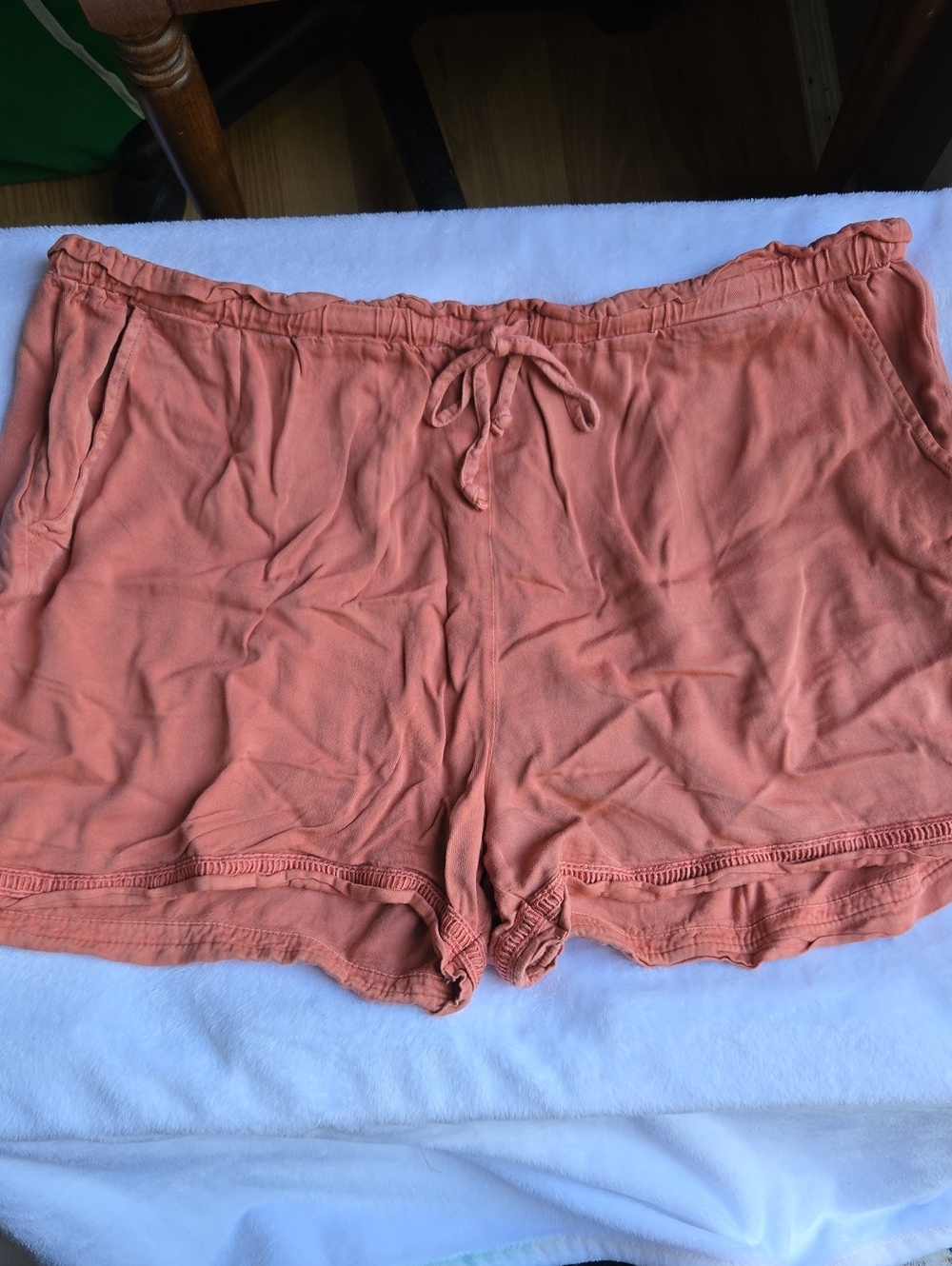 Knox Rose Coral Drawstring Athletic Shorts